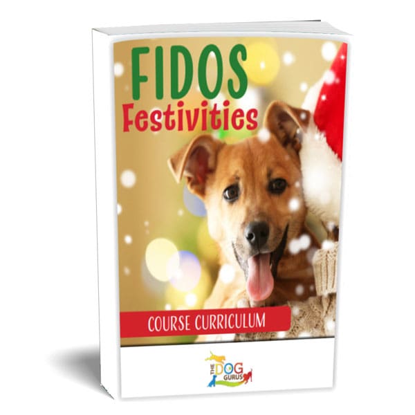 Course curriculum for dogs when the festivities of the holidays roll around that was prepared by the dog gurus.
